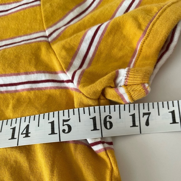 Roxy Salted Feeling Short-Sleeve Striped Retro T-Shirt Women’s Size Small - Picture 9 of 12